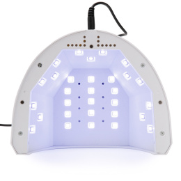 Lampa do paznokci UV/LED 48W Lux1 holograficzna srebrna