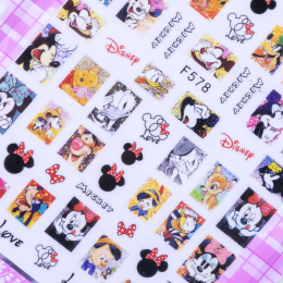 Naklejki do paznokci cienkie samoprzylepne Disney F578