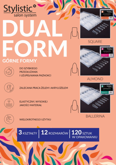 STYLISTIC Górne Formy - DUAL FORM ALMOND 120SZT