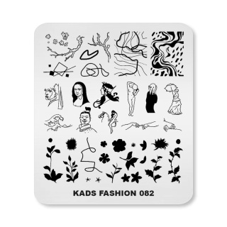 Kads Blaszka do stempli 082 - FASHION