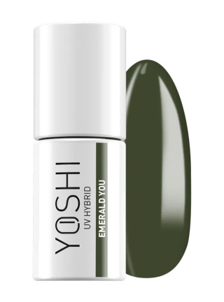 YOSHI Lakier Hybrydowy UV Hybrid Emerald You 6 Ml – 202