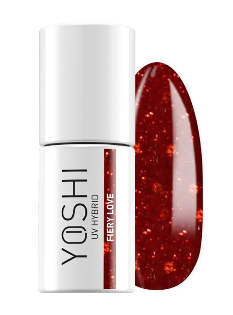 Lakier Hybrydowy YOSHI UV Hybrid Fiery Love 6 Ml - 612