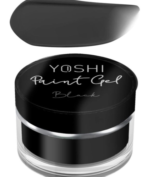 YOSHI PAINT GEL BLACK UV/LED - 5ML CZARNY ŻEL DO ZDOBIEŃ