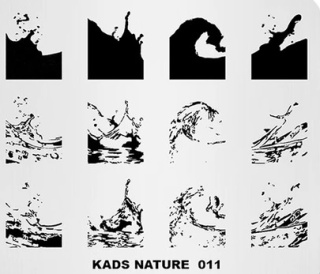 Kads Blaszka do stempli 011 - NATURE