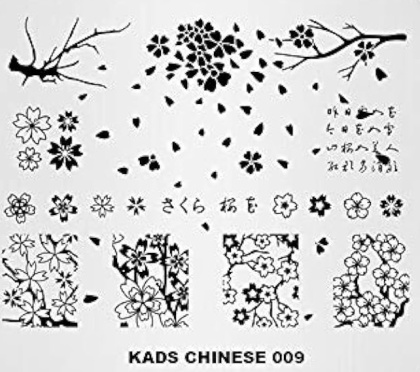 Kads Blaszka do stempli 009 - CHINESE