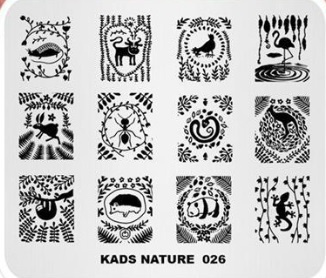 Kads Blaszka do stempli 026 - NATURE