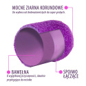 Kapturki do pedicure 10 mm gradacja 180 10 szt Fabric Podo AlleMed Fioletowy Purple