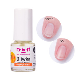 Oliwka do skórek i paznokci NTN Premium o zapachu Brzoskwiniowym 5 ml Nr 09