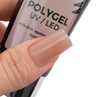 Polygel akrylożel MollyLac budujący Hema/di-Hema free Light Brown 30 ml Nr 23