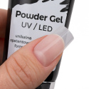 Powder Gel akrylożel budujący MollyLac Hema/di-Hema free Clear 30 ml Nr 01