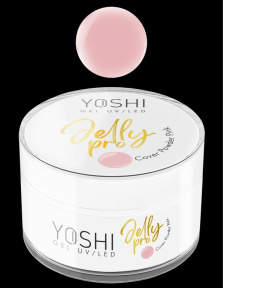 YOSHI Żel Budujący Jelly PRO Gel UV LED Cover Powder Pink