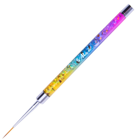 Pędzelek do zdobień Pro Liner rainbow długość włosia 19mm MollyLac