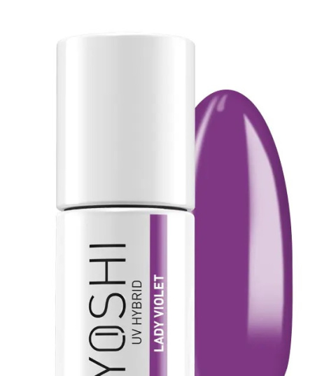 Yoshi Lakier Hybrydowy UV LED Lady Violet 6 Ml – 126