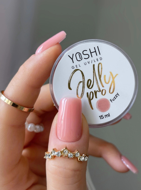 Yoshi Żel Budujący Jelly PRO Gel UV LED Fuzzy 15 Ml