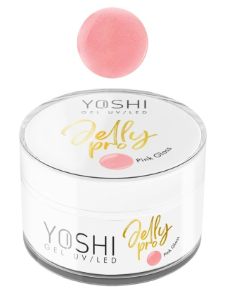 Yoshi Żel Budujący Jelly PRO Gel UV LED Pink Gloss 15 Ml