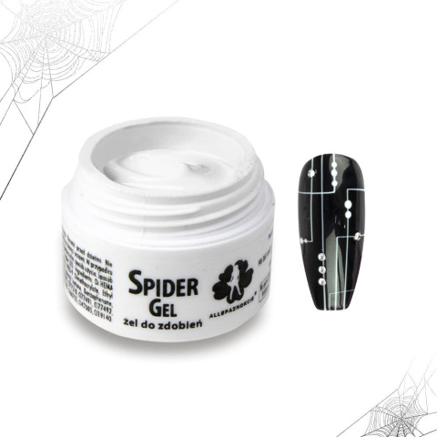 Żel do zdobień Spider Gel Biały White 3 ml