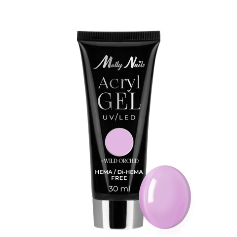 Acrylgel LED/UV Molly Nails akrylożel budujący HEMA/Di-HEMA free Wild Orchid 30ml