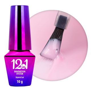 Baza 12in1 Innovation Hybrid Gel MollyLac Candy Pink 10 g