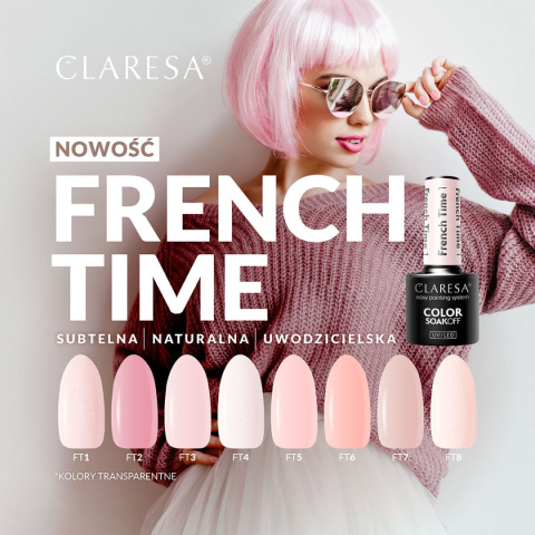 Claresa Lakier hybrydowy French Time 7 - 5g