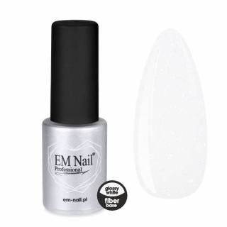 Fiber Base Glossy White 6ml EM Nail