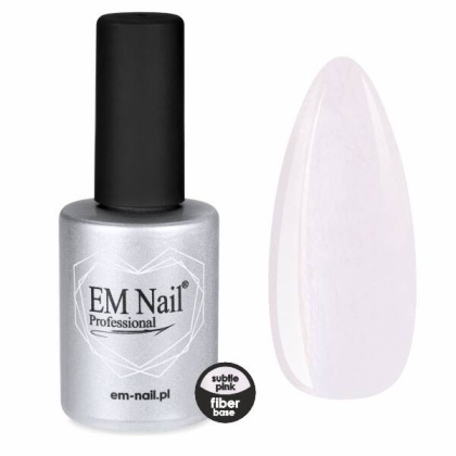 EM Nail Fiber Base baza hybrydowa Subtle Pink 15ml