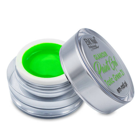 Paint Gel Glamour Toxic Green 21