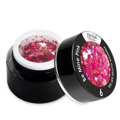 Premium Glitter Art Gel Be Mine Pink 6