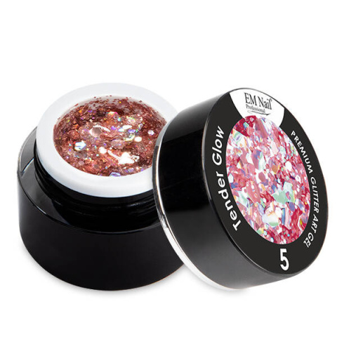 Premium Glitter Art Gel Tender Glow 5