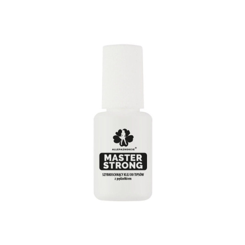 Szybkoschnący klej do tipsów z pędzelkiem Master Strong Nail Glue 10 g