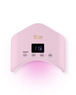 HESSI Lampa UV LED 48W PINK – Bezprzewodowa, Sensor Ruchu, LCD, Manicure Hybrydowy