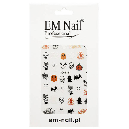 EM Nail Naklejki na paznokcie samoprzylepne Halloweenowe JO-1111