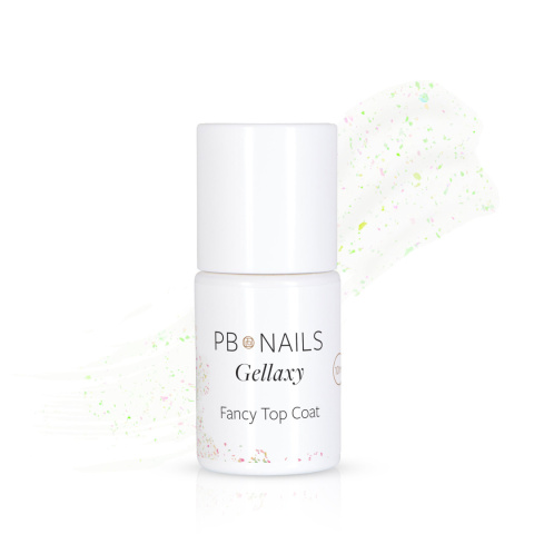 PB NAILS Top do hybryd i żeli Fancy Top Coat 10ml