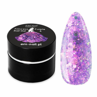 EM Nail Princess Purple Nail Gel Nr 4 Em Nail