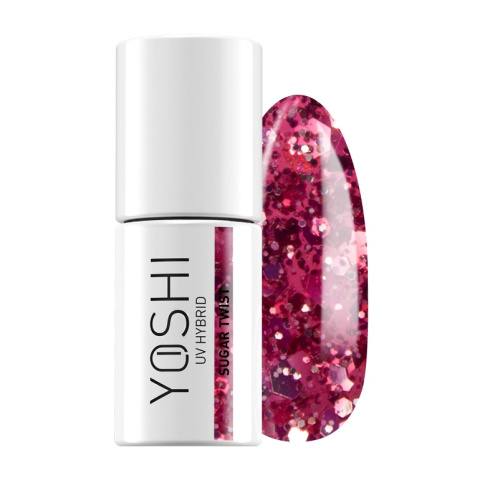 YOSHI Lakier Hybrydowy UV LED Sugar Twist 6 ml – 724