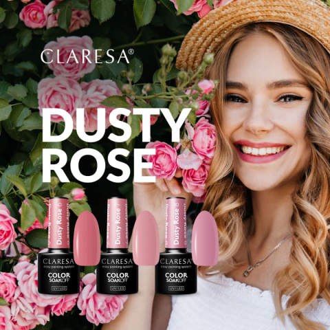 Claresa Lakier hybrydowy Dusty Rose 8 - 5g