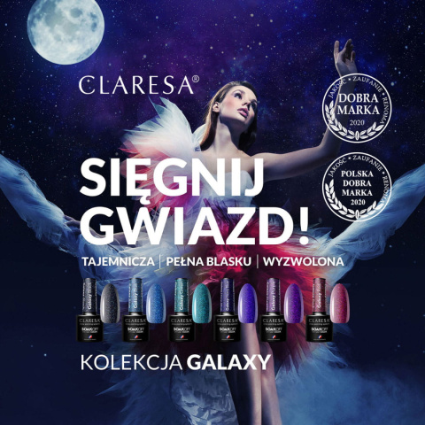 Claresa Lakier hybrydowy Galaxy Green 5g