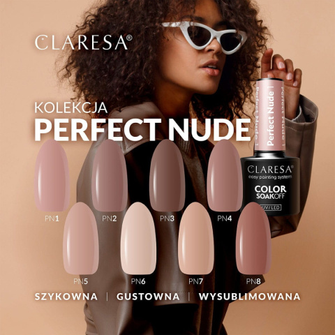 Claresa Lakier hybrydowy PERFECT NUDE 1 -5g