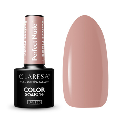 Claresa Lakier hybrydowy PERFECT NUDE 1 -5g