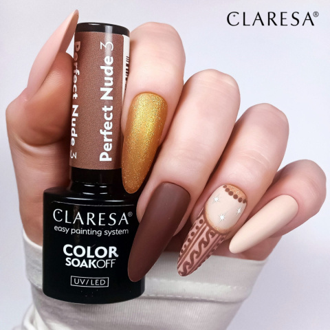 Claresa Lakier hybrydowy PERFECT NUDE 3 -5g