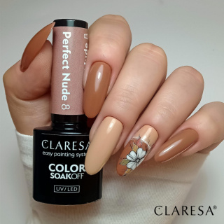 Claresa Lakier hybrydowy PERFECT NUDE 8 -5g