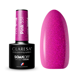 Claresa Lakier hybrydowy PINK 551 -5g