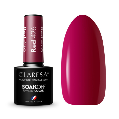 Claresa Lakier hybrydowy RED 426 -5g