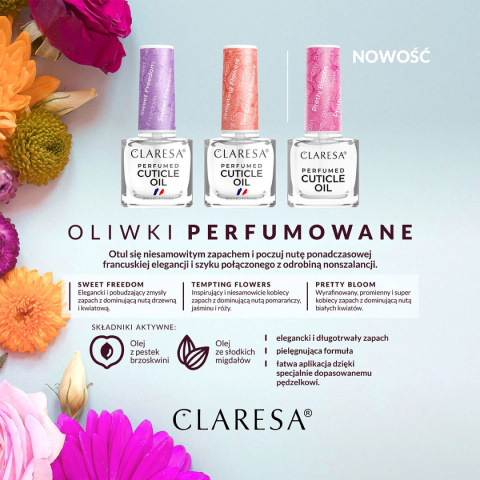 Claresa Oliwka perfumowana Pretty Bloom 5ml