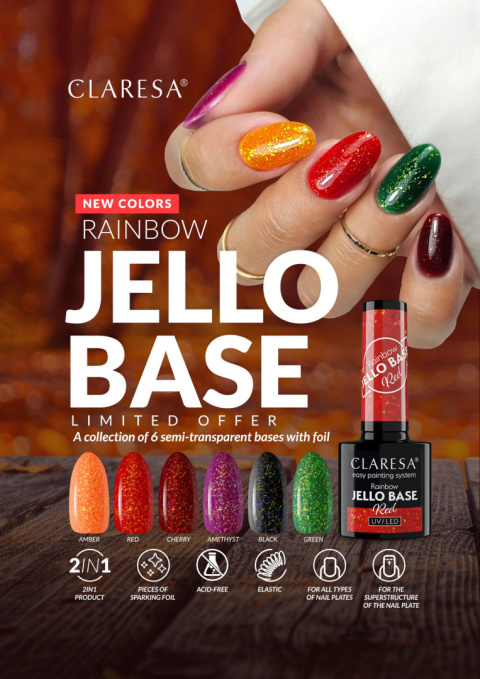 Claresa Rainbow Jello Base Amethyst 5g