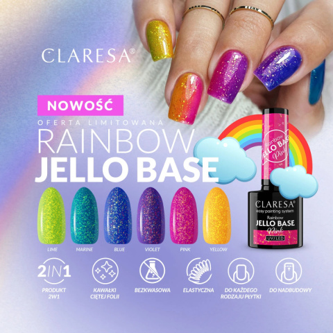 Claresa Rainbow Jello Base Violet 5g