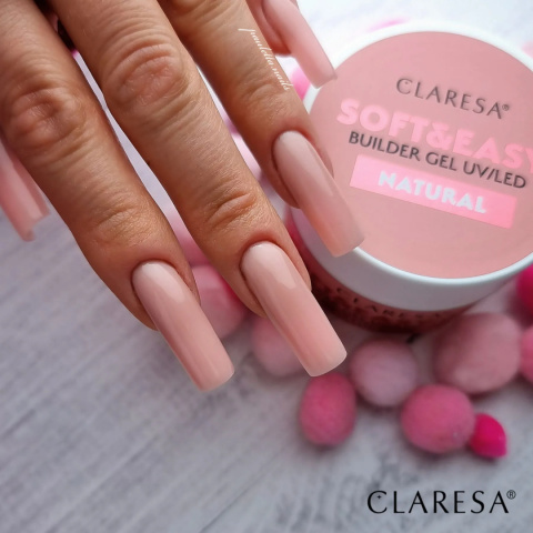 Claresa Żel budujący SOFT&EASY builder gel natural 12g