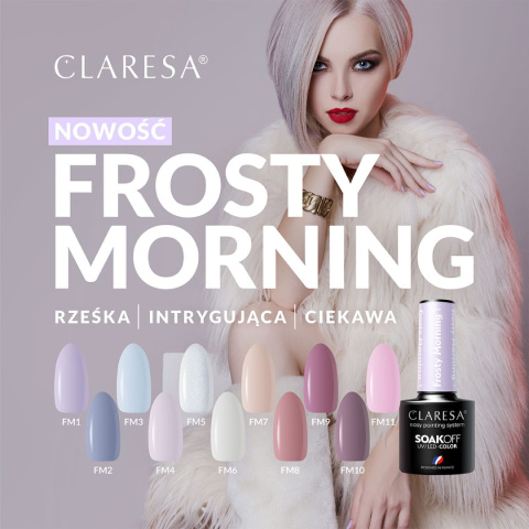 Claresa lakier hybrydowy Frosty Morning 10 -5g