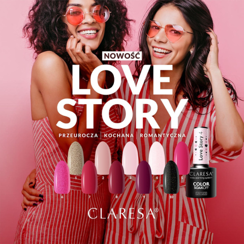 Claresa lakier hybrydowy Love Story 4 -5g