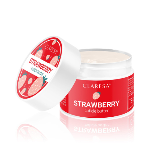 Claresa masełko do skórek Strawberry 13 g