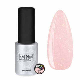 EM Nail Power Base Gold Rose 6ml